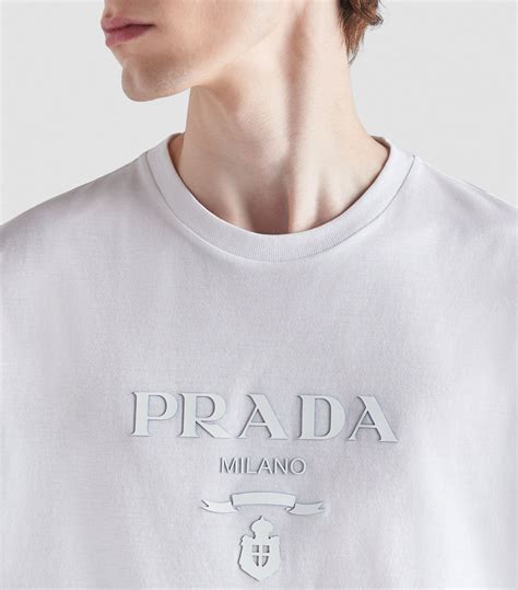 men prada t shirt|Prada t shirt men price.